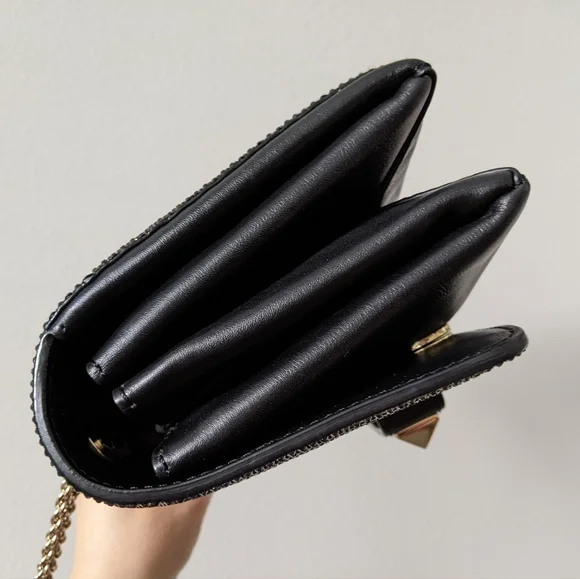 Valentino Garavani Nappa Crystal Camouflage Va Va Voom Shoulder Bag - Picture 4 of 14